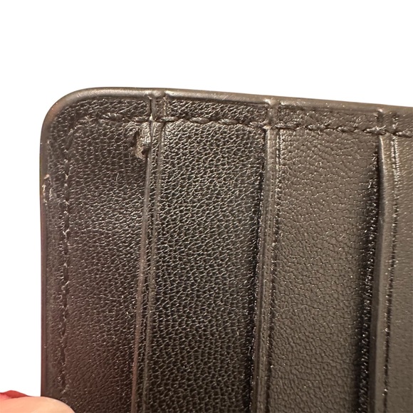 Kate Spade Staci Colorblock Large Slim Bifold Wallet in Warm Beige/Black EUC - Picture 8 of 8